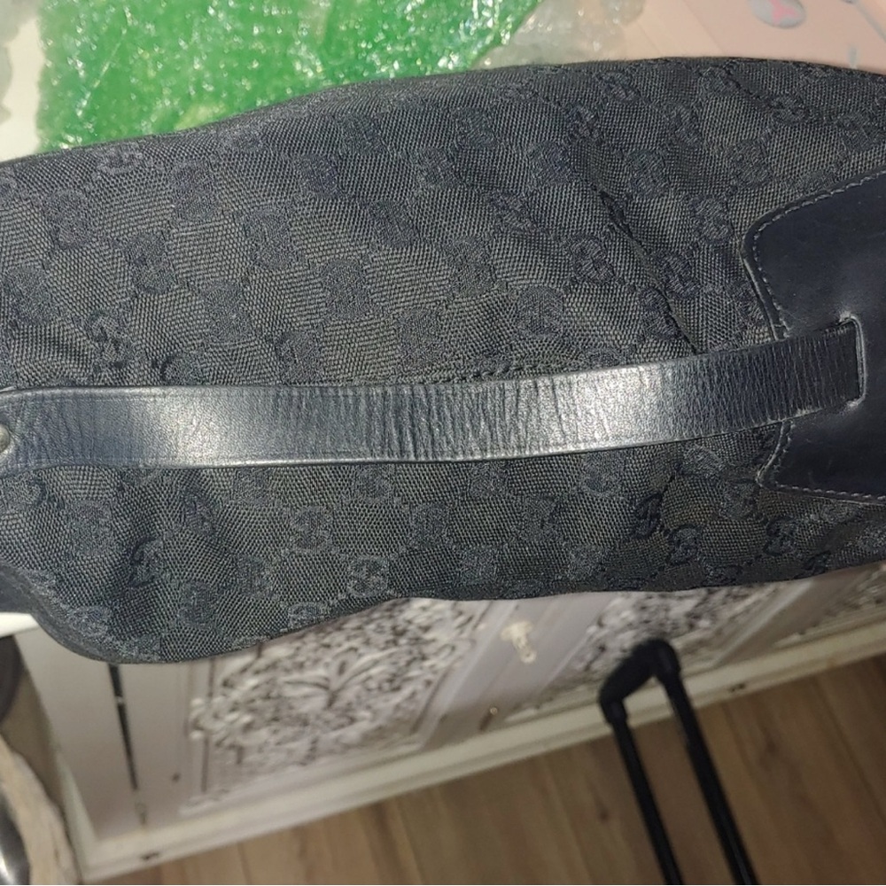 Gucci Black Monogram Tote Bag - Picture 5 of 6